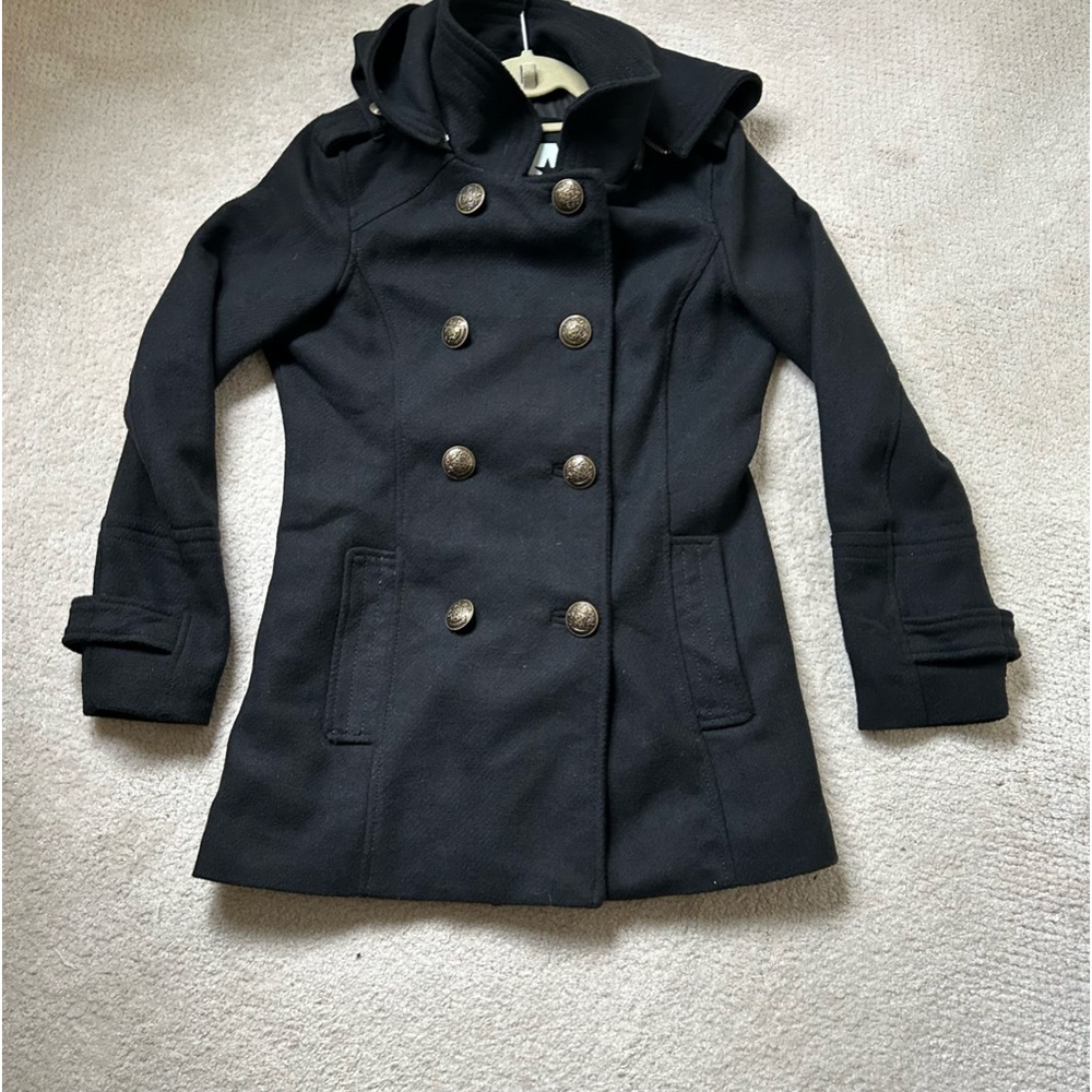 GARAGE Double-breasted wool coat